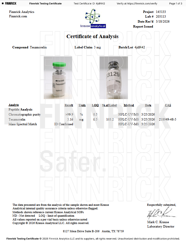 Tesamorelin